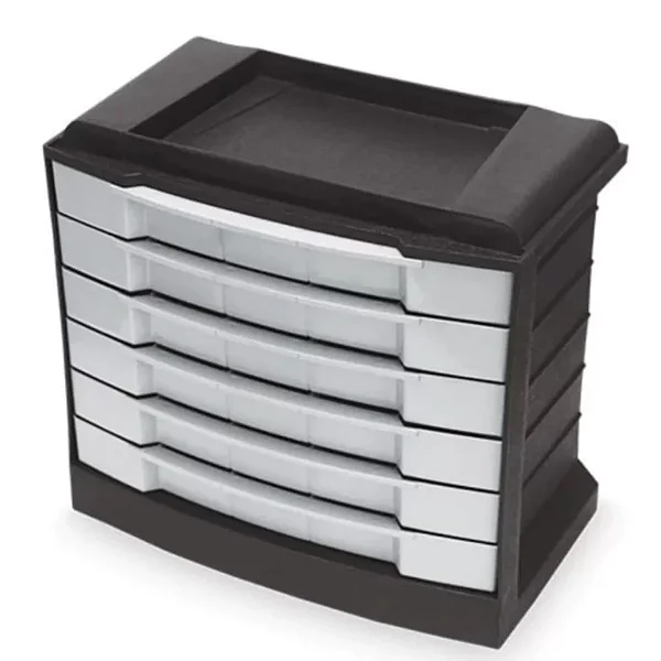 Organizador de Plástico com 6 Gavetas