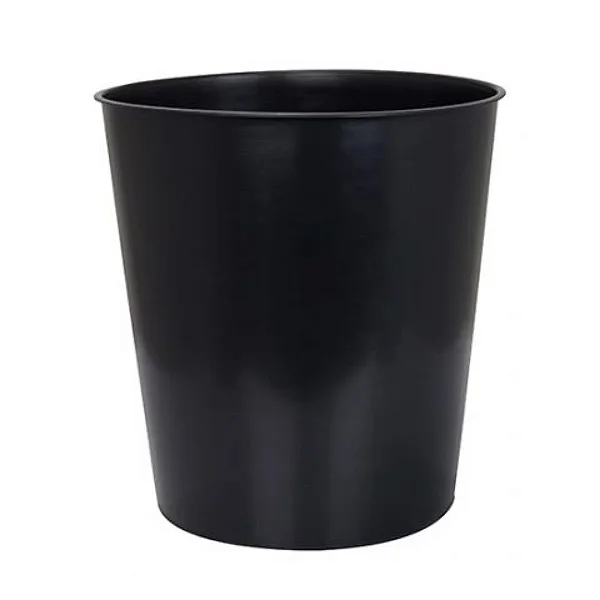 Kit 10 Lixeiras Cesto Plástico Sem Tampa 10 Litros Preto