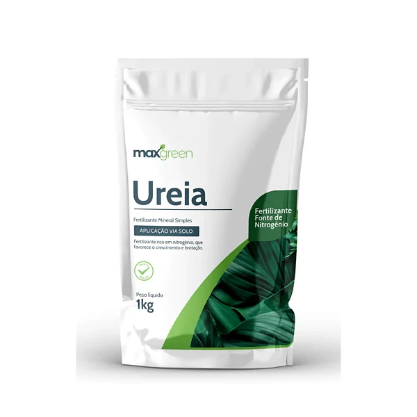 FERTILIZANTE UREIA MAXGREEN 1 KG PARA PLANTAS EM GERAL