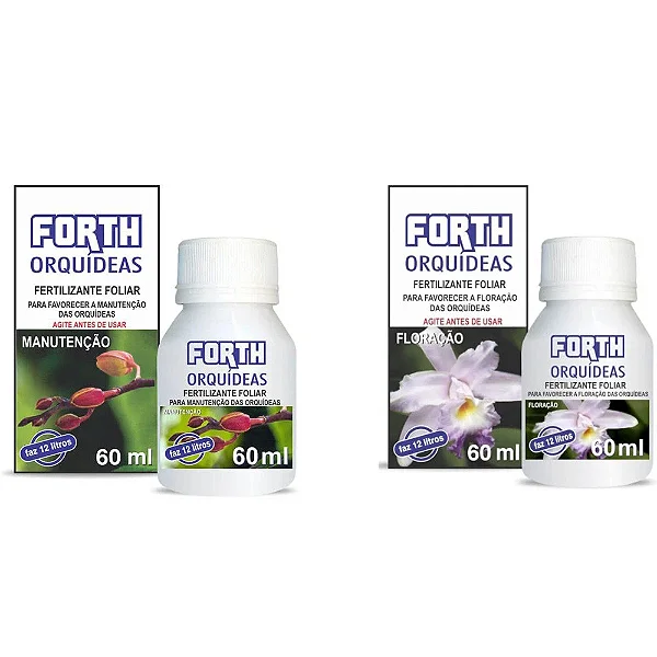 Kit Fertilizante Concentrado Forth Para Orquídeas Floração/Manutenção