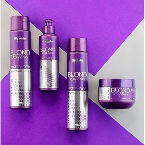 Kit Shampoo Blond Reflex Matizador E Desamarelador 4 itens