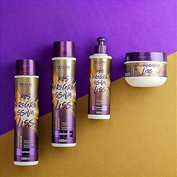 kit Shampoo Pós Progressiva 4 itens