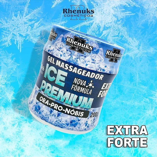 Gel Massageador Ice premium Extra Forte Com Ora-Pro-Nóbis 200g