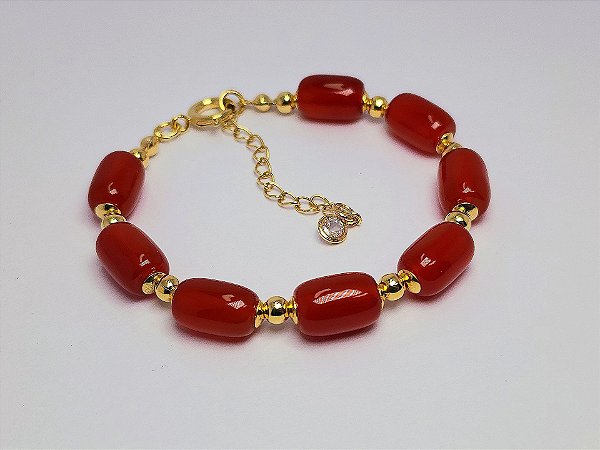 Pulseira Cornalina Imperial