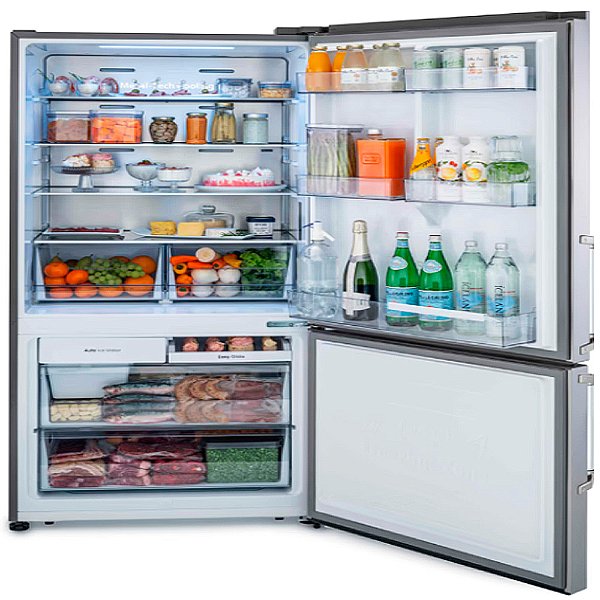 Refrigerador Bottom Freezer Embutir Inox 1002L Bertazzoni Master Series
