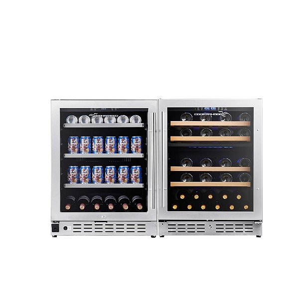 KIT BEER & WINE COOKERHOOD - O conjunto Cookerhod Adega + Cervejeira é a escolha ideal para quem busca sofisticação, praticidade e conservação perfeita.