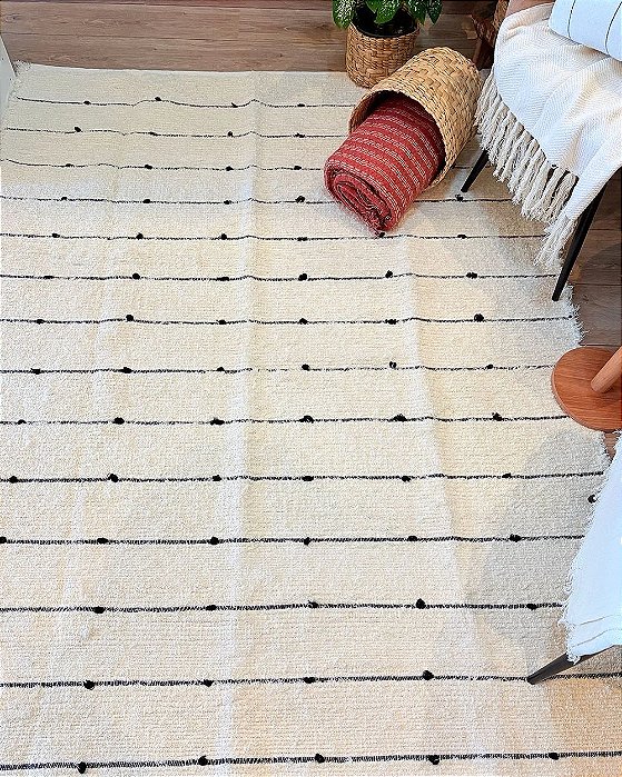 Tapete Felpudo Neroli 1,50m x 2,00m 100% Algodão
