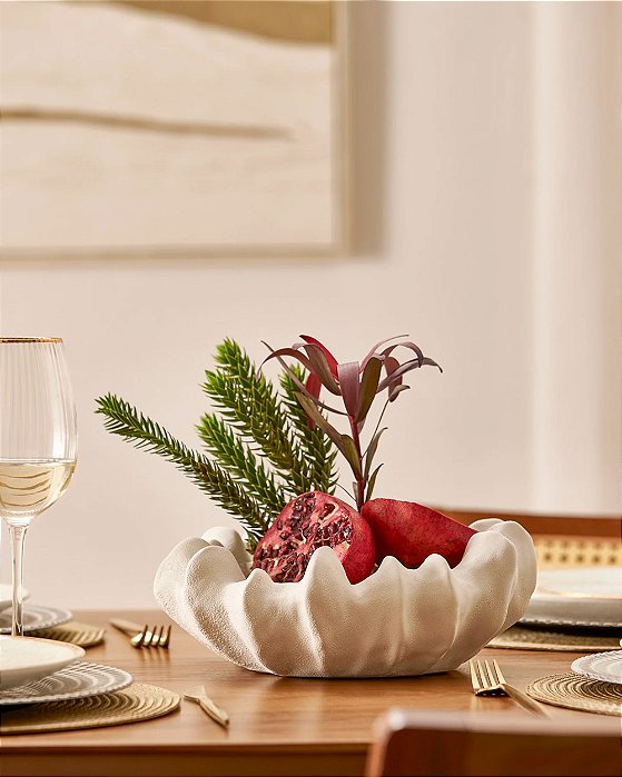 Centro de Mesa Decorativo em Cerâmica