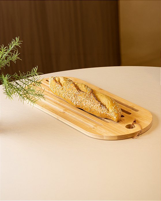 Migalheira Nature em Bambu 45cm x 18cm x 1,2cm Lyor
