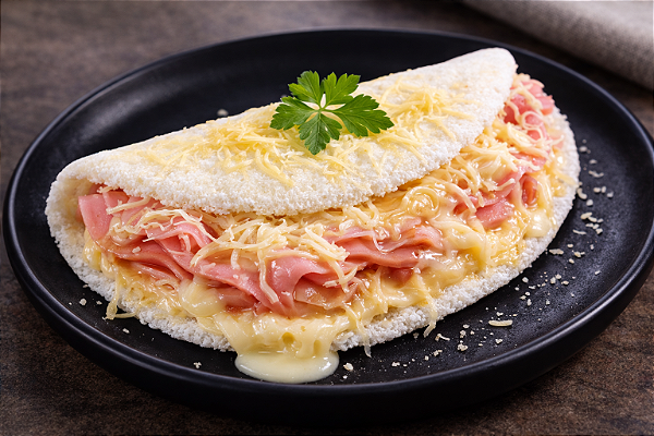 Tapioca dupla Perfeita (Tapioca com Presunto & Queijo)
