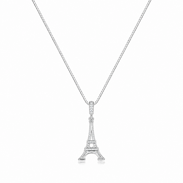 Colar Torre Eiffel em Prata 925
