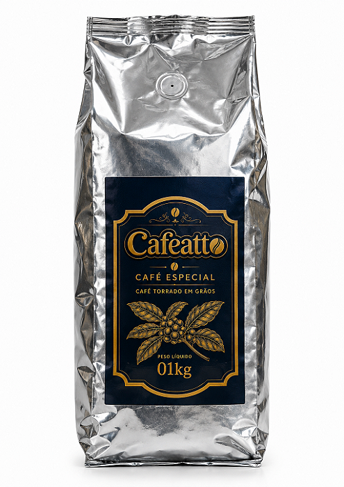 Café em grãos torrado Cafeatto 01 kg