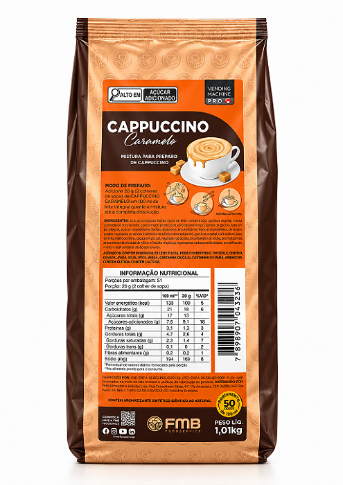 Cappuccino Caramelo 1,01 kg