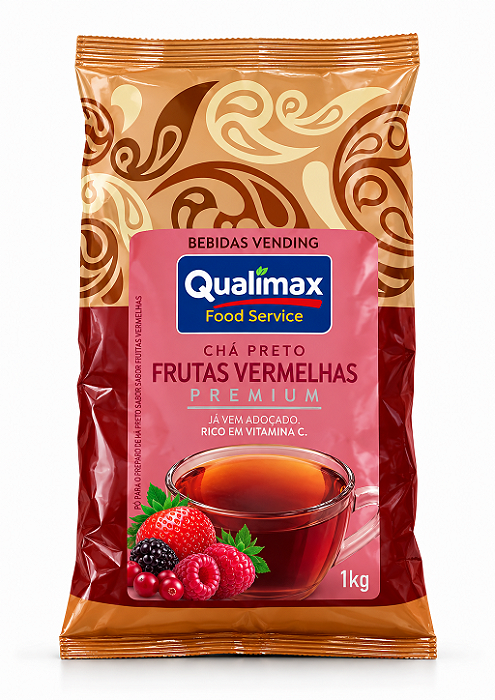 Chá Preto Premium Frutas vermelhas Qualimax 01 kg