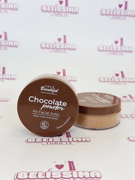 Pó Facial Solto Chocolate Powder Efeito Matte