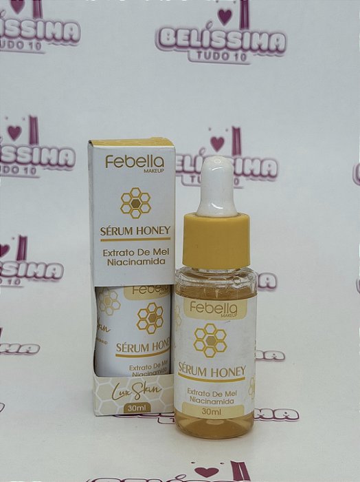 Sérum Facial Honey Febella – Extrato de Mel + Niacinamida 30ml