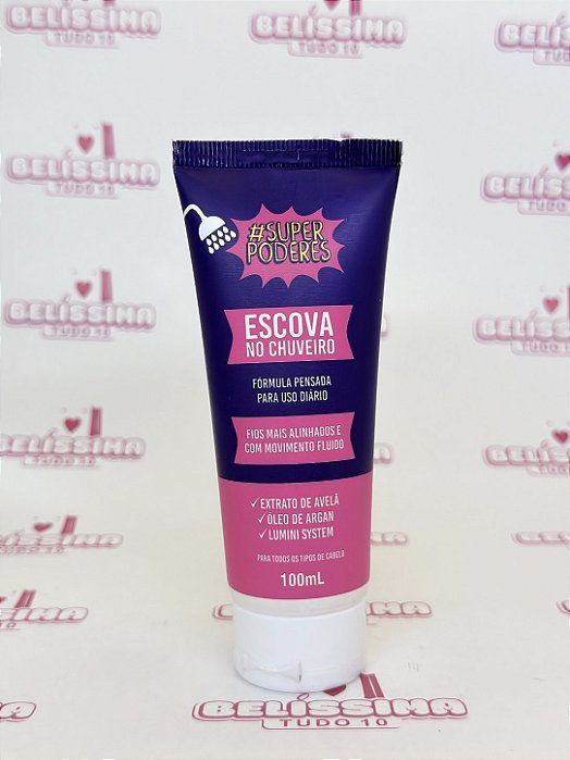 Creme para Pentear Escova no Chuveiro #SuperPoderes 100ml