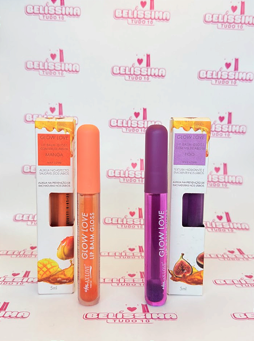 Gloss Labial Glow Love Max Love – Manga & Figo 5ml