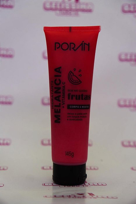 Hidratante Facial e Corporal Melancia + Vitamina C Porán 145g