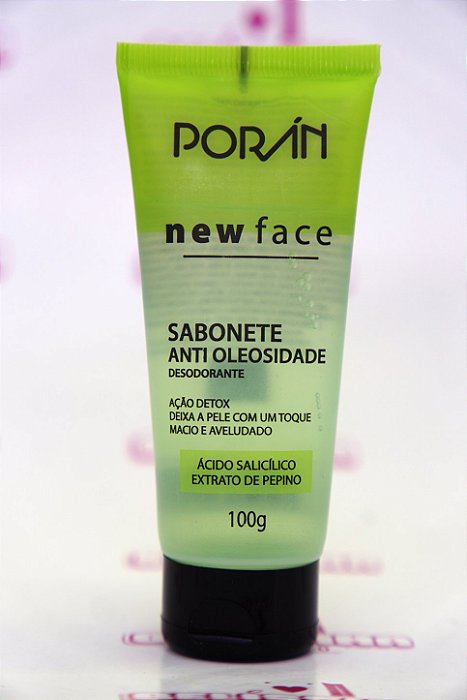 Sabonete Anti Oleosidade New Face Porán (100g)