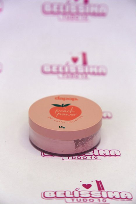 Pó Solto Ultrafino Peach Power – Dapop (15g)