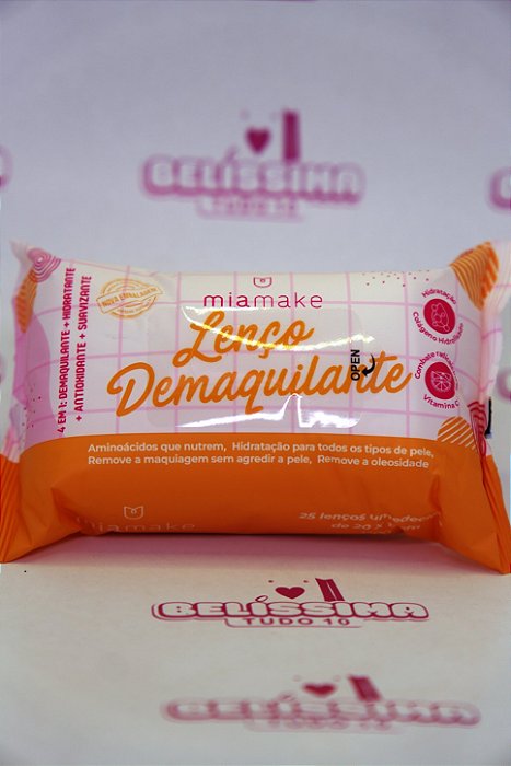 Lenço Demaquilante Mia Make (4 em 1)