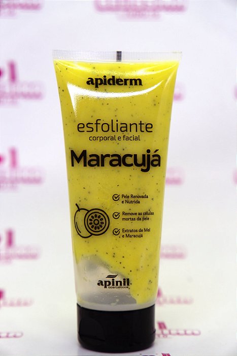 Esfoliante Corporal e Facial Maracujá Apiderm – Apinil Cosméticos