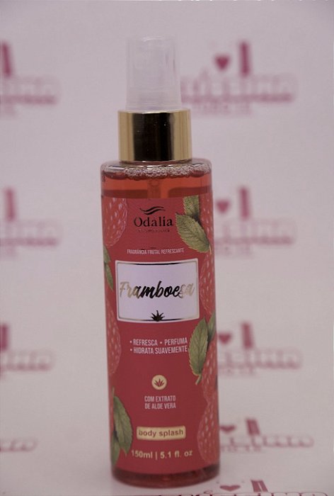 Body Splash Odalia Framboesa – Frutado e Refrescante (150ml)