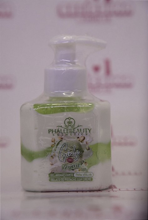Gel Hidratante para Virilha Phállebeauty Girly Beijável – Gelato de Pistache 180g