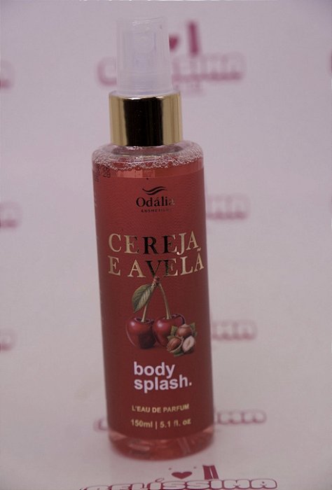 Body Splash Cereja e Avelã Odália Cosmetics 150ml