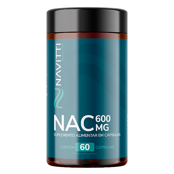 NAC (N- Acetil L-Cisteína) 600mg 60 Cápsulas