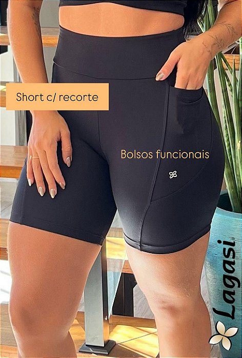 Short com bolso lateral - Lagasi