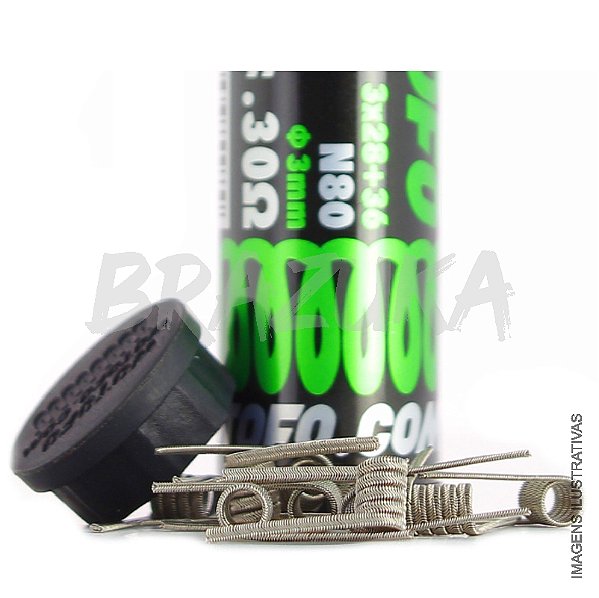 RESISTENCIA WOTOFO ALIEN WIRES N80 0.30 OHM 3MM - 10 UND