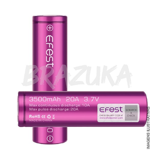 BATERIA EFEST 18650 DE 3500MAH