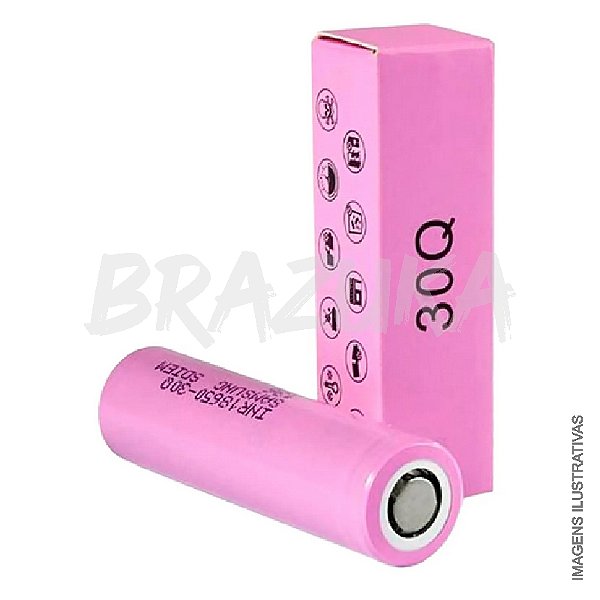 BATERIA SAMSUNG 30Q TAMANHO 18650 DE 3000mAh