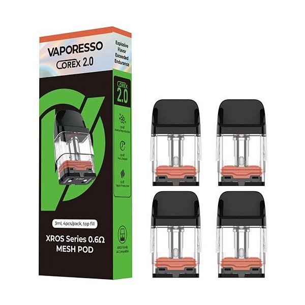 RESISTENCIA COIL POD XROS - 2ML COREX 2.0 - VAPORESSO