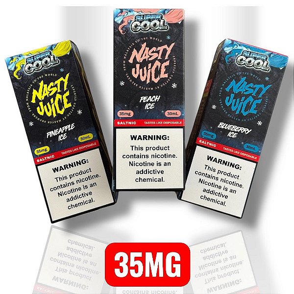 NASTY SUPER COOL 30ML - NICSALT 35MG