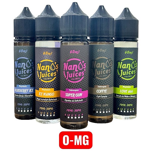 NANOS JUICE 60ml 0mg - UND
