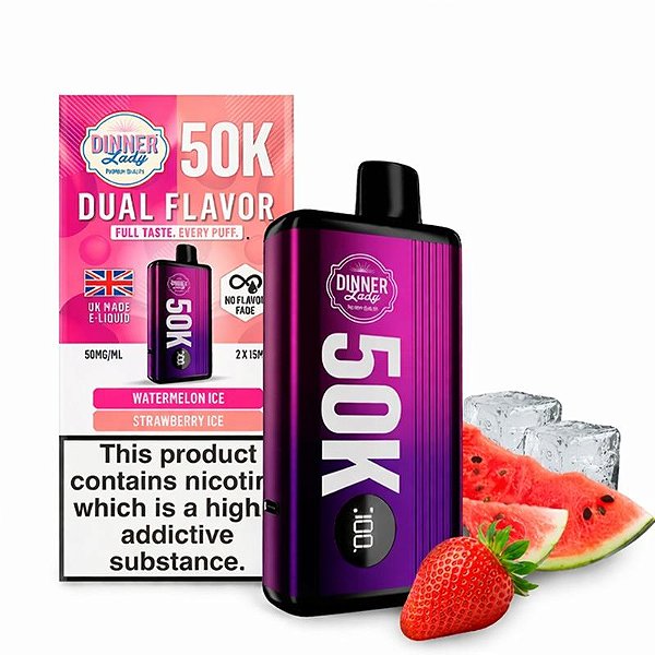 DINNER LADY DUAL FLAVOR 50K | NICSALT 50000 PUFFS - DESCARTAVEL