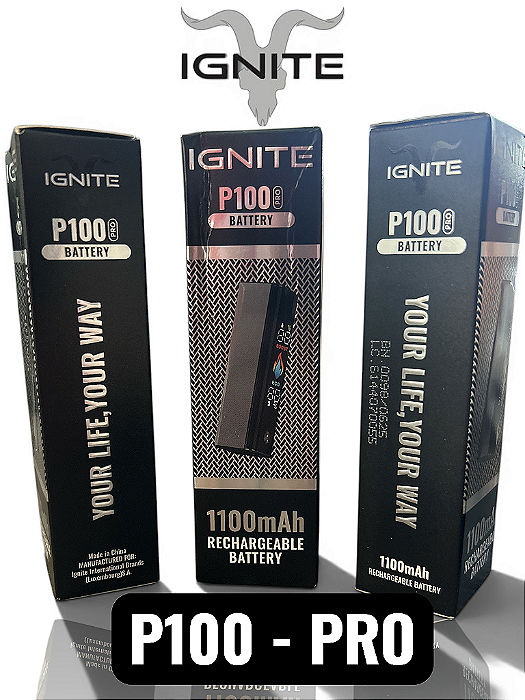 IGNITE P100 - RPO - 1100mAh (Apenas Bateria)