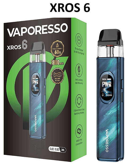 VAPORESSO XROS 6 POD SYSTEM