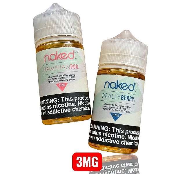 JUICE NAKED USA - 3MG FREEBASE 60ML