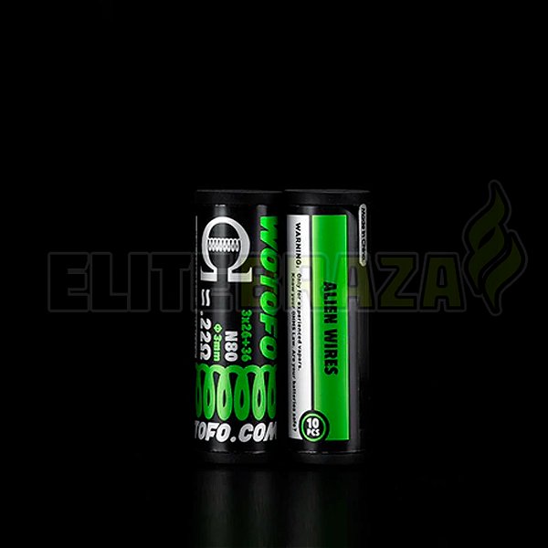 RESISTENCIA COIL WOTOFO ALIEN WIRES N80 0.22 OHM 3MM - 10 UND