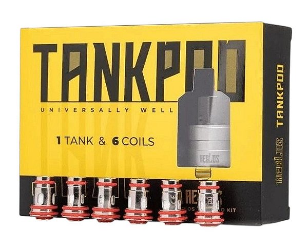 TANQUE UWELL AEGLOS TANKPOD - KIT EXCLUSIVO DE 6 COILS