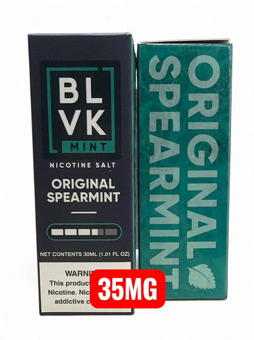 BLVK SPEARMINT SERIES -  NICSALT 30ML 35MG