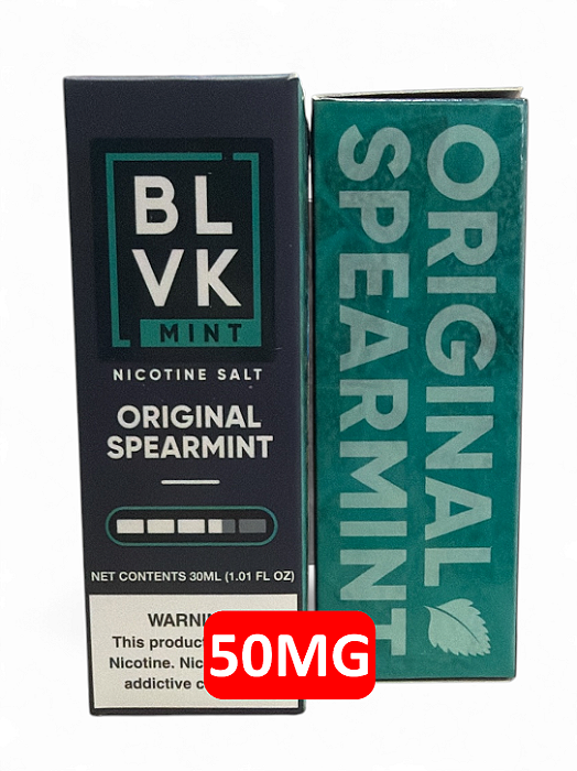 BLVK SPEARMINT SERIES -  NICSALT 30ML 50MG