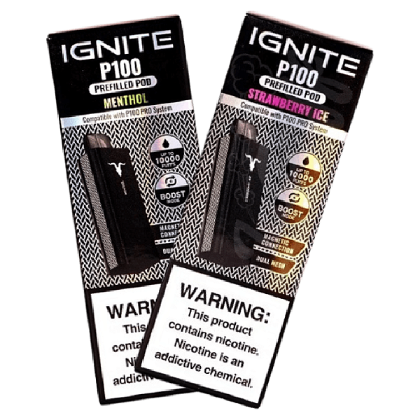 REFIL CARTUCHO IGNITE P100 PRO 10MIL PUFFS - POD DESCARTÁVEL