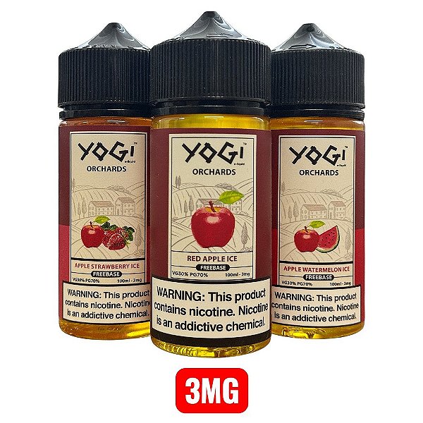 YOGI - FREBASE - 100ML - 3MG - ORCHARDS