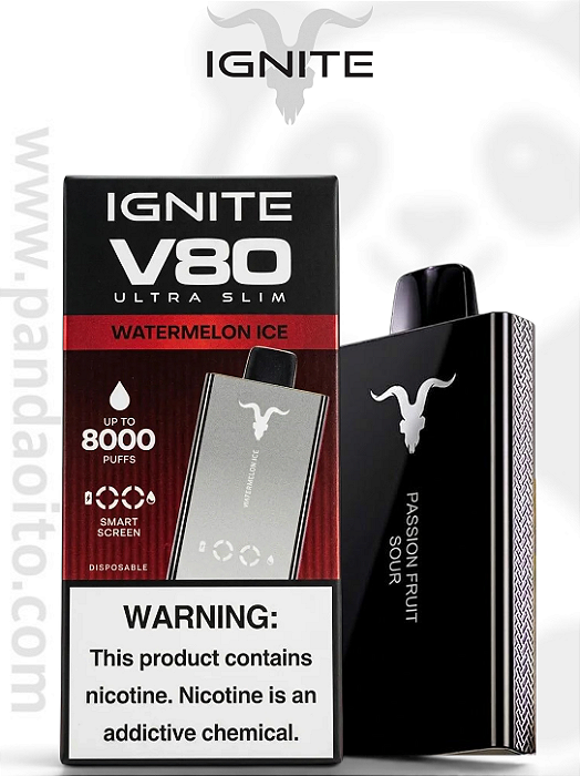 IGNITE V80 ULTRA SLIM 8000 PUFFS - DESCARTAVEL