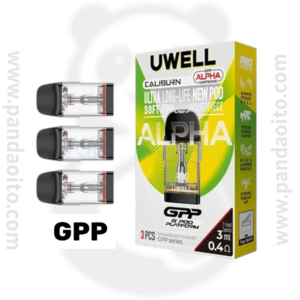 CARTUCHO TANQUE UWELL CALIBURN GPP G3 GK3 G5